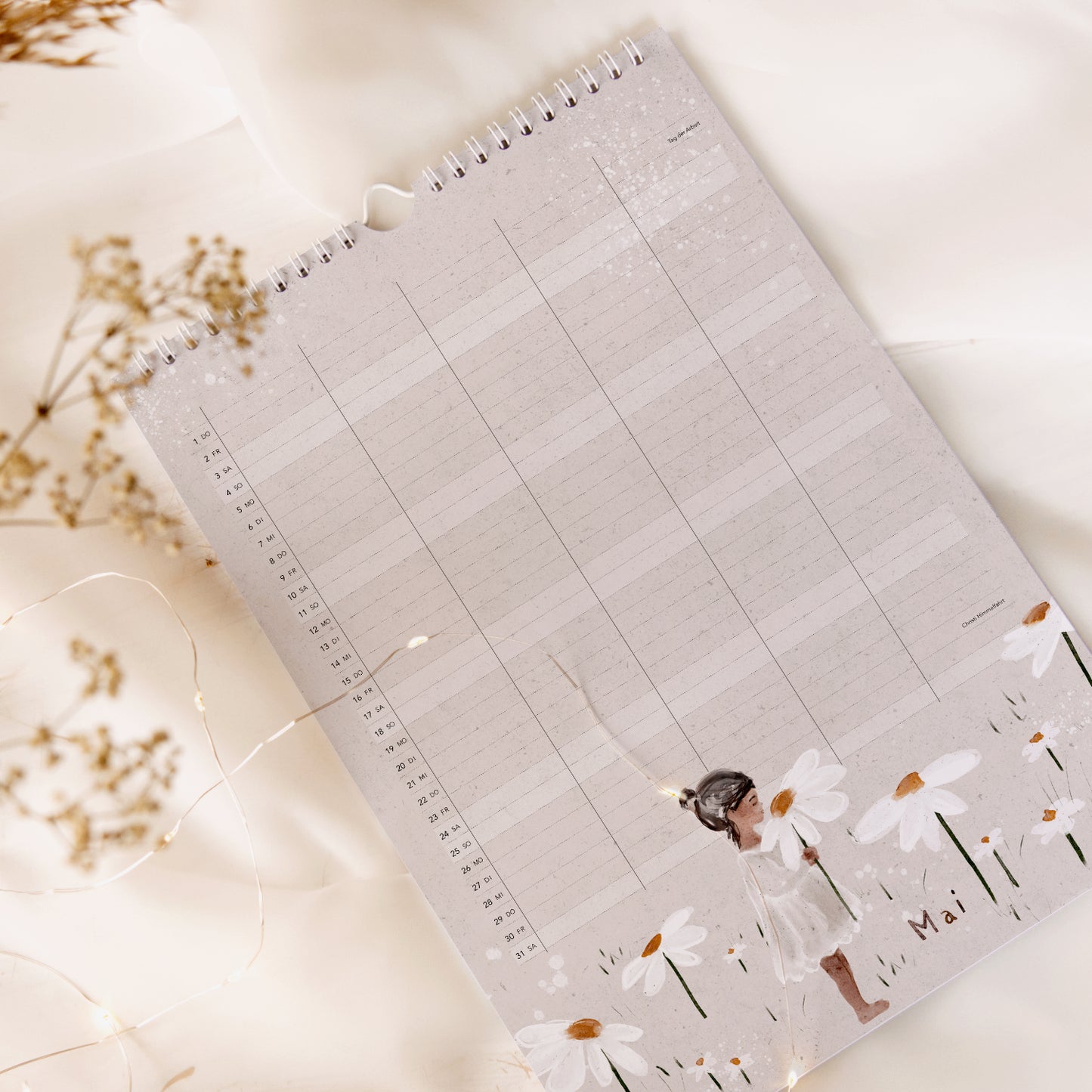 Familienkalender 2026 A3 | 5 Spalten