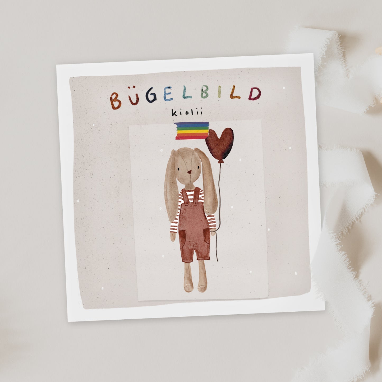 Bügelbild Hase | Bügelbilder Kinder