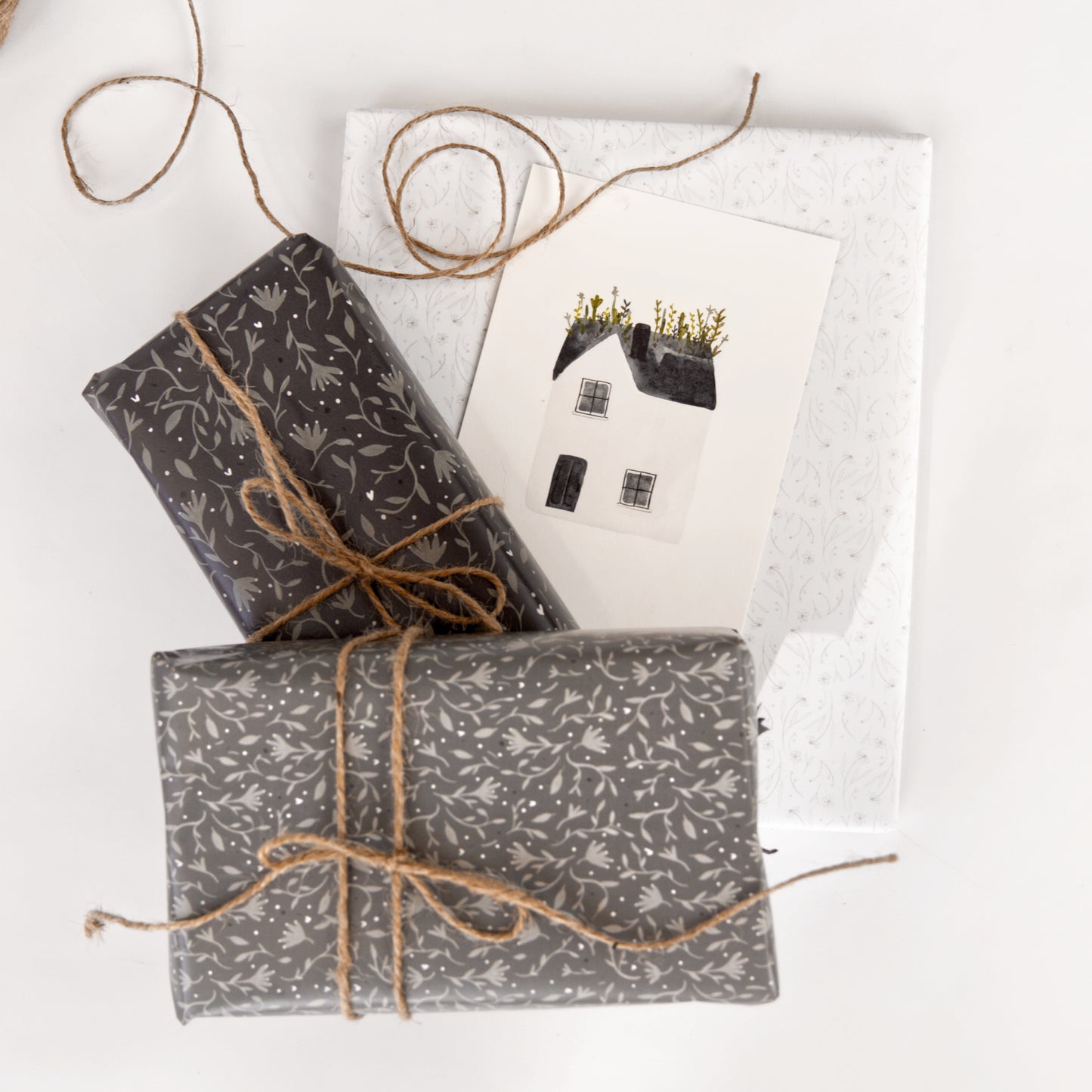 Geschenkpapier Flowers | gefaltet