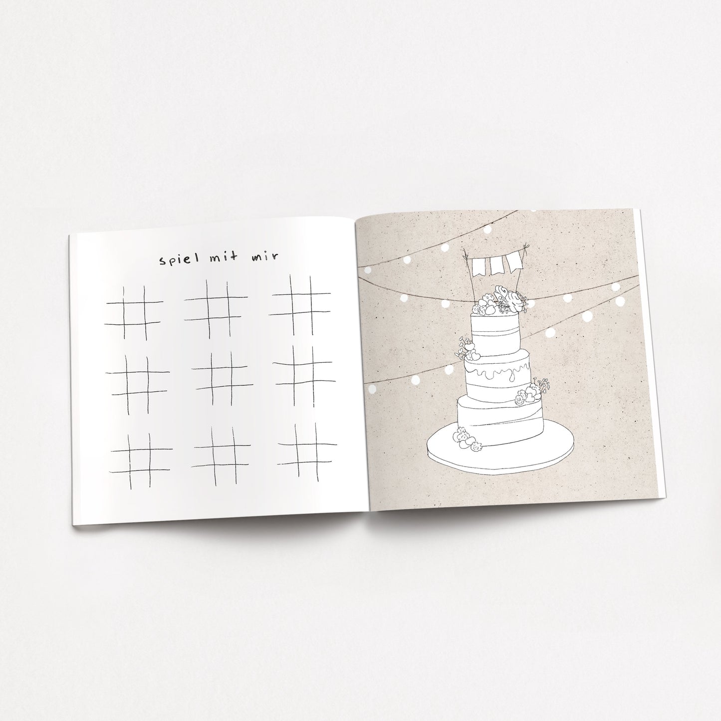 Malbuch, Kreativbuch - Gastgeschenk zur Hochzeit