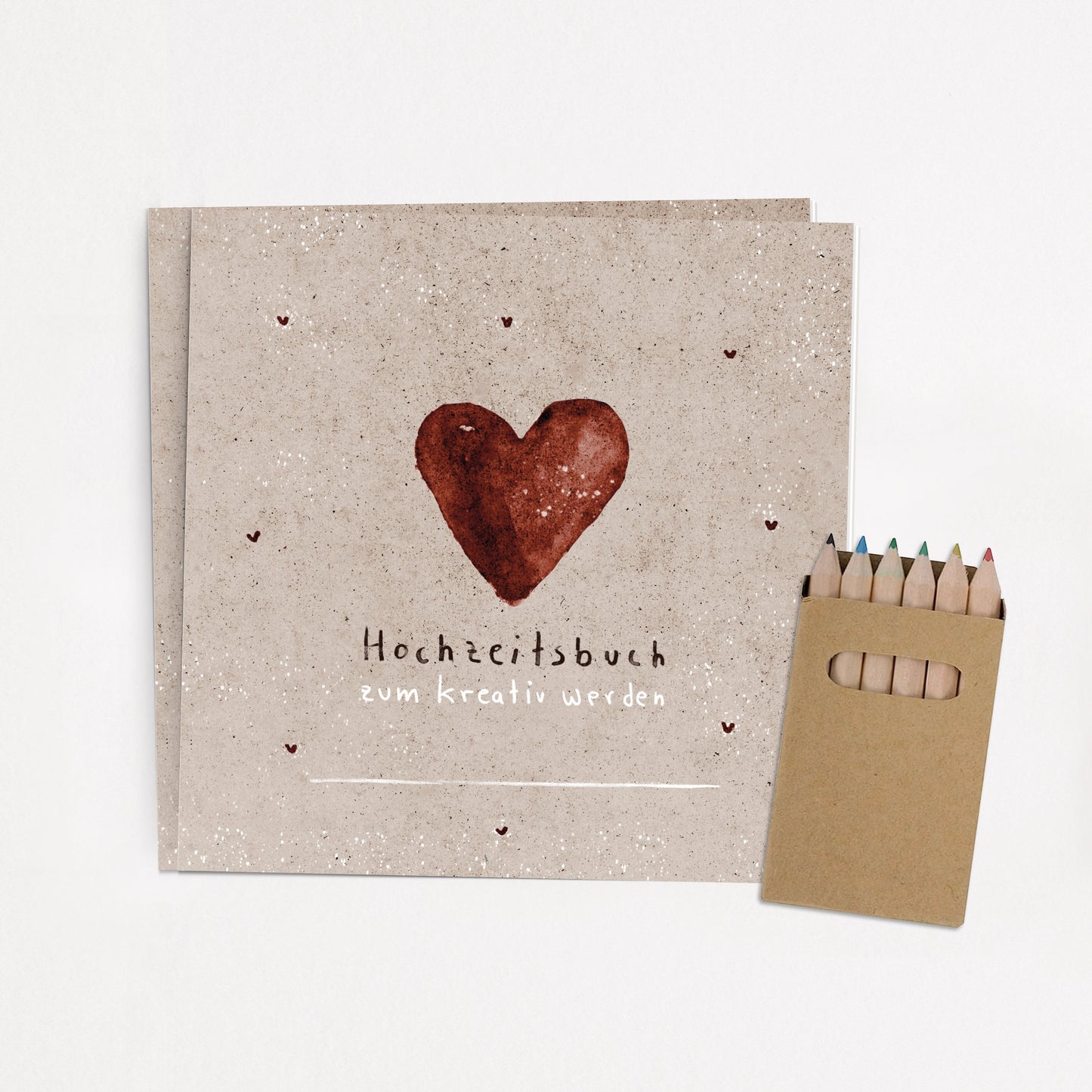 Malbuch, Kreativbuch - Gastgeschenk zur Hochzeit