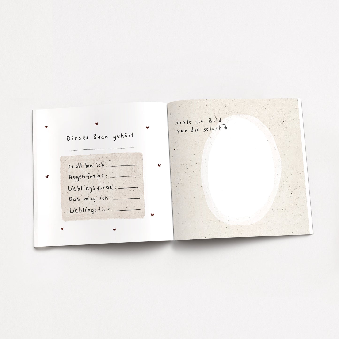 Malbuch, Kreativbuch - Gastgeschenk zur Hochzeit
