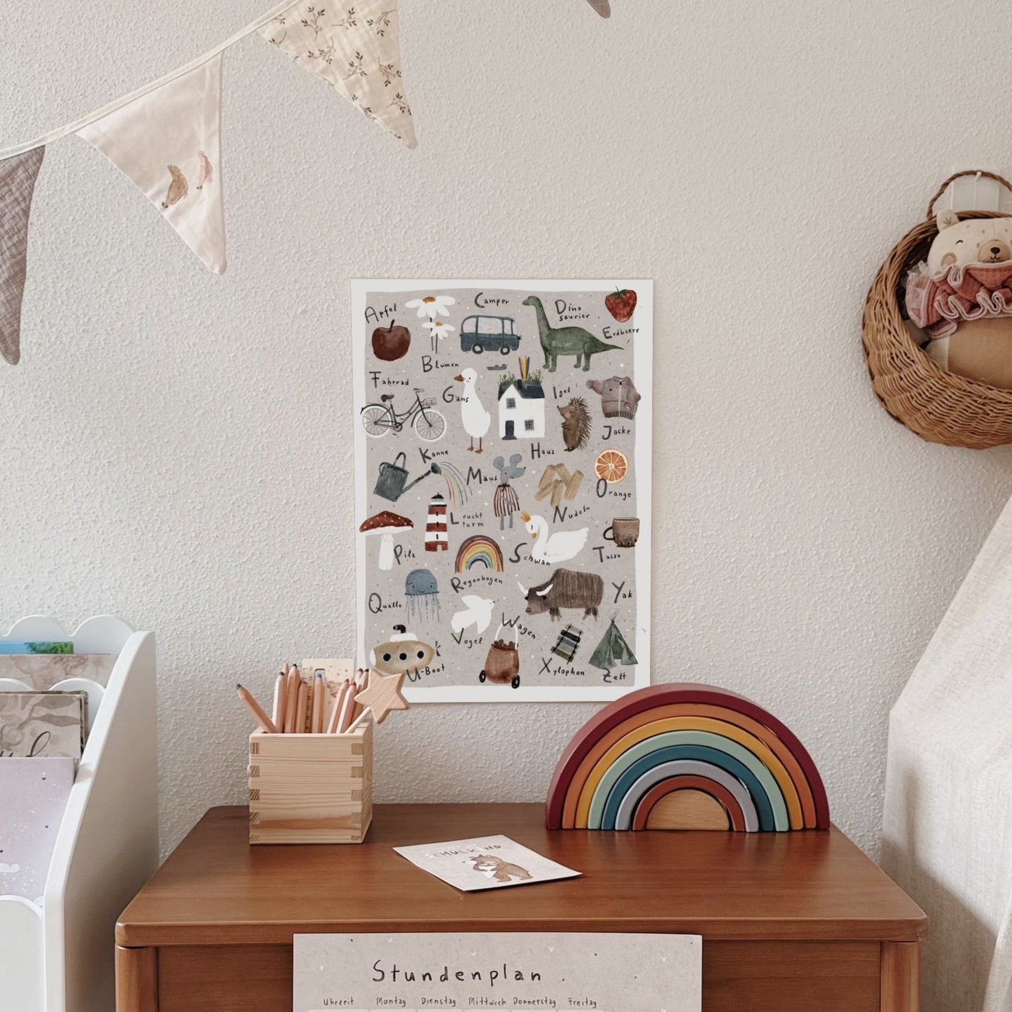 ABC Poster Alphabet | Schulanfang, Einschulung