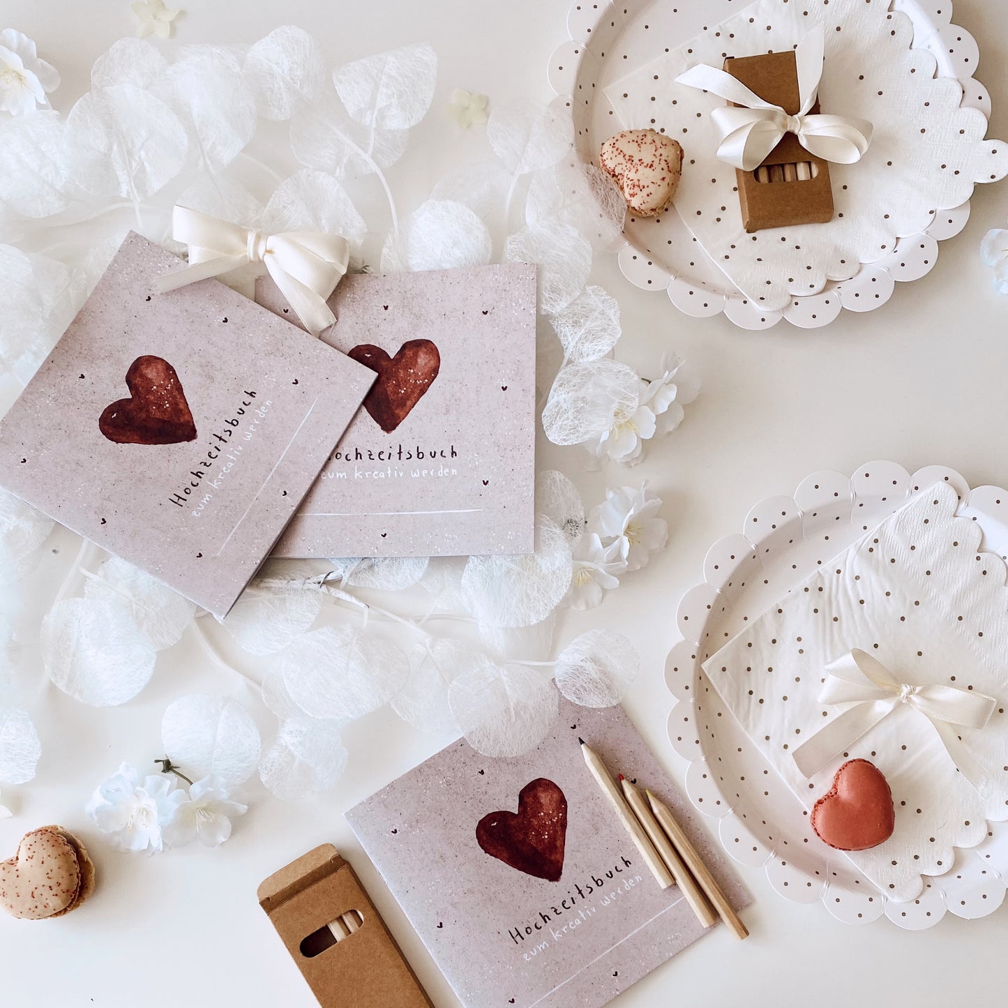 Malbuch, Kreativbuch - Gastgeschenk zur Hochzeit