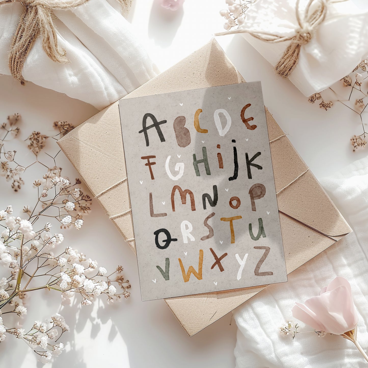 Postkarte ABC