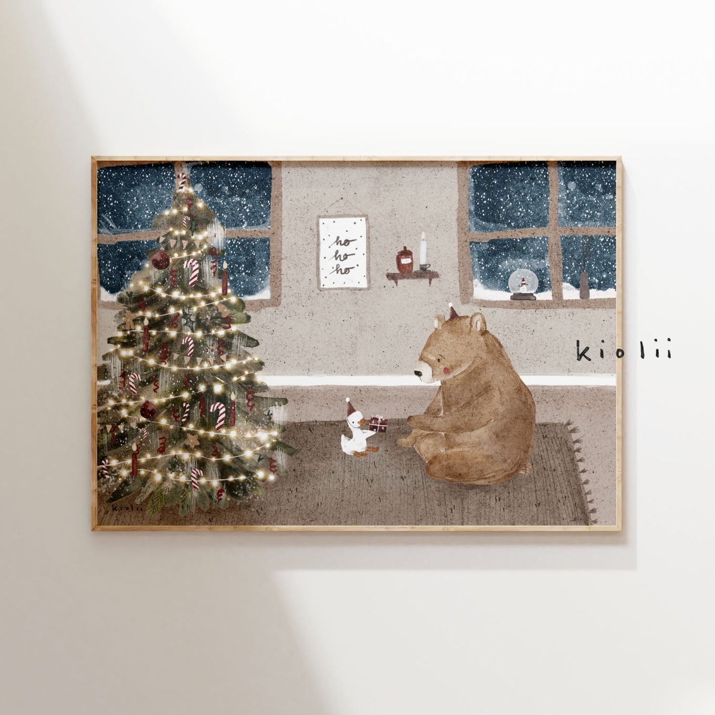 Poster hohoho | Weihnachten