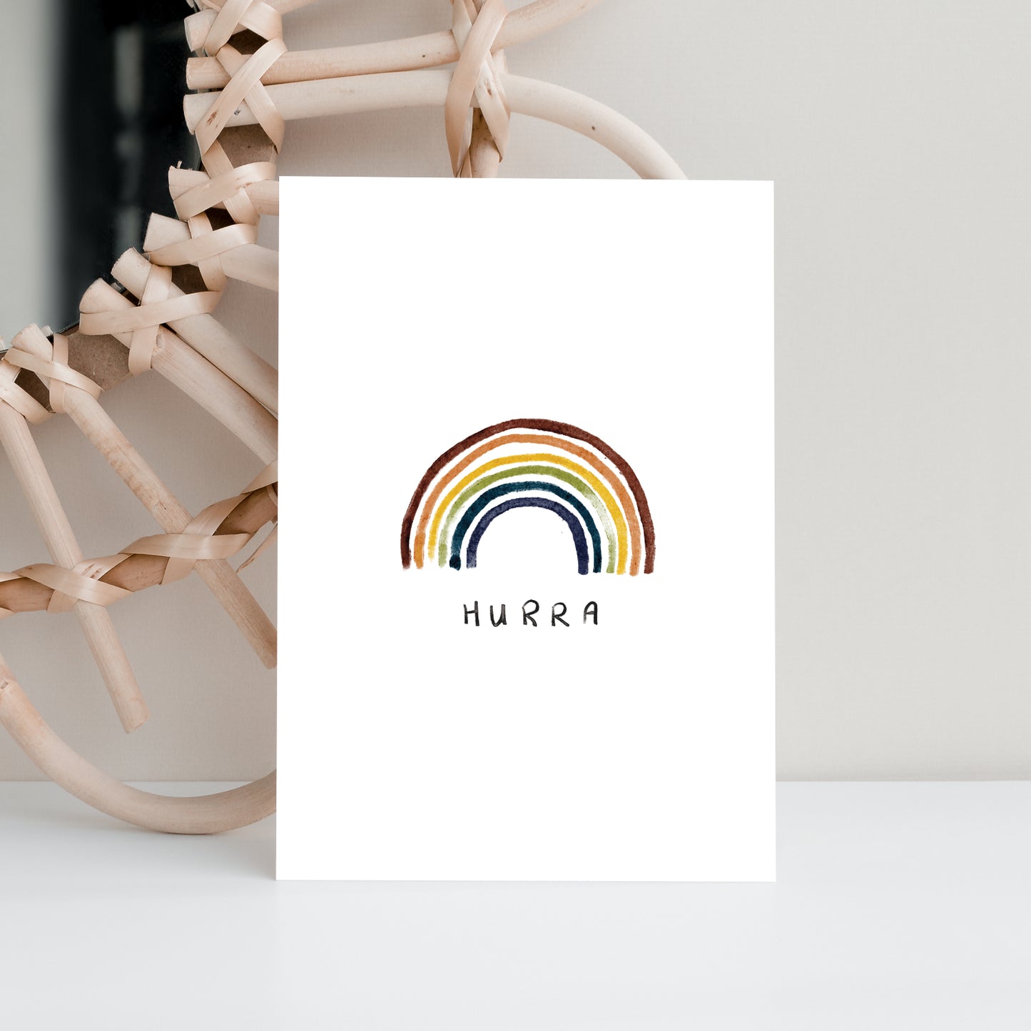 Postkarte Regenbogen