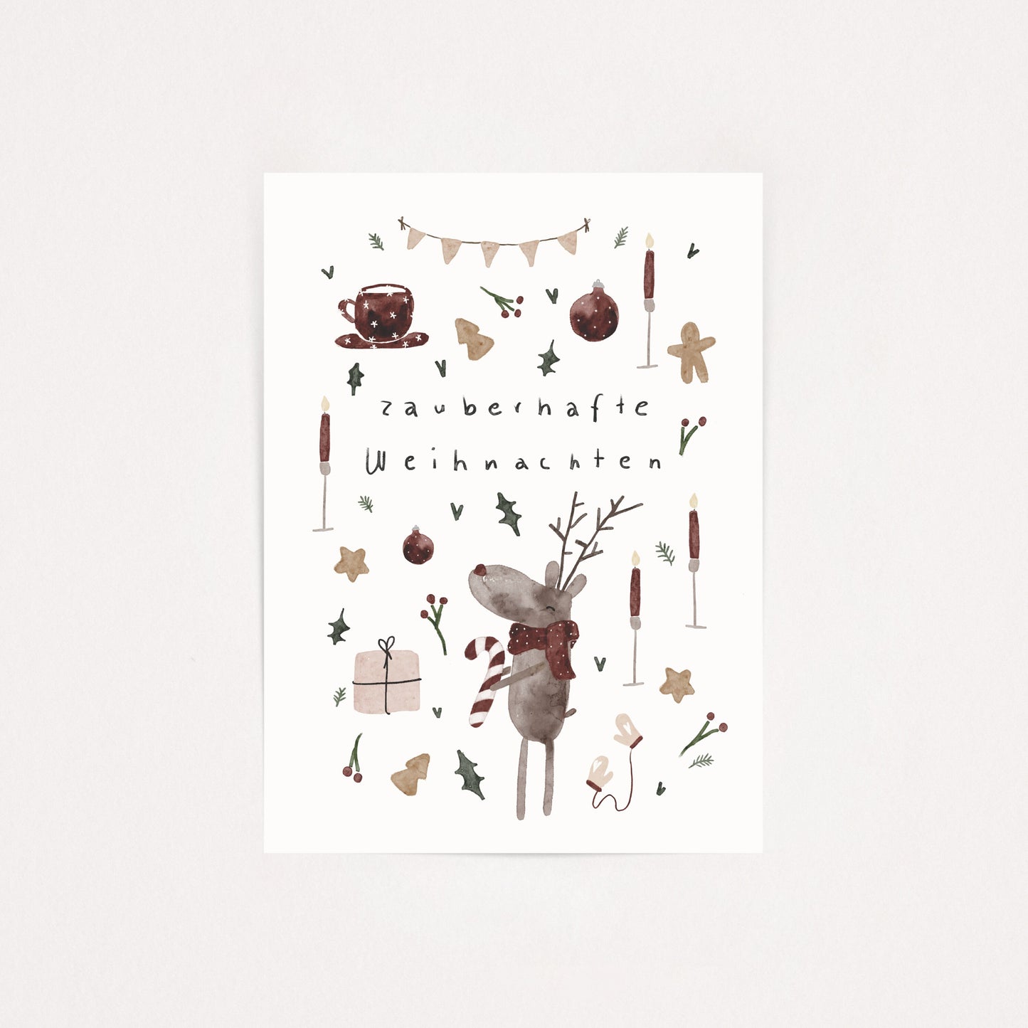 Weihnachtskarten Skani - 5er Set