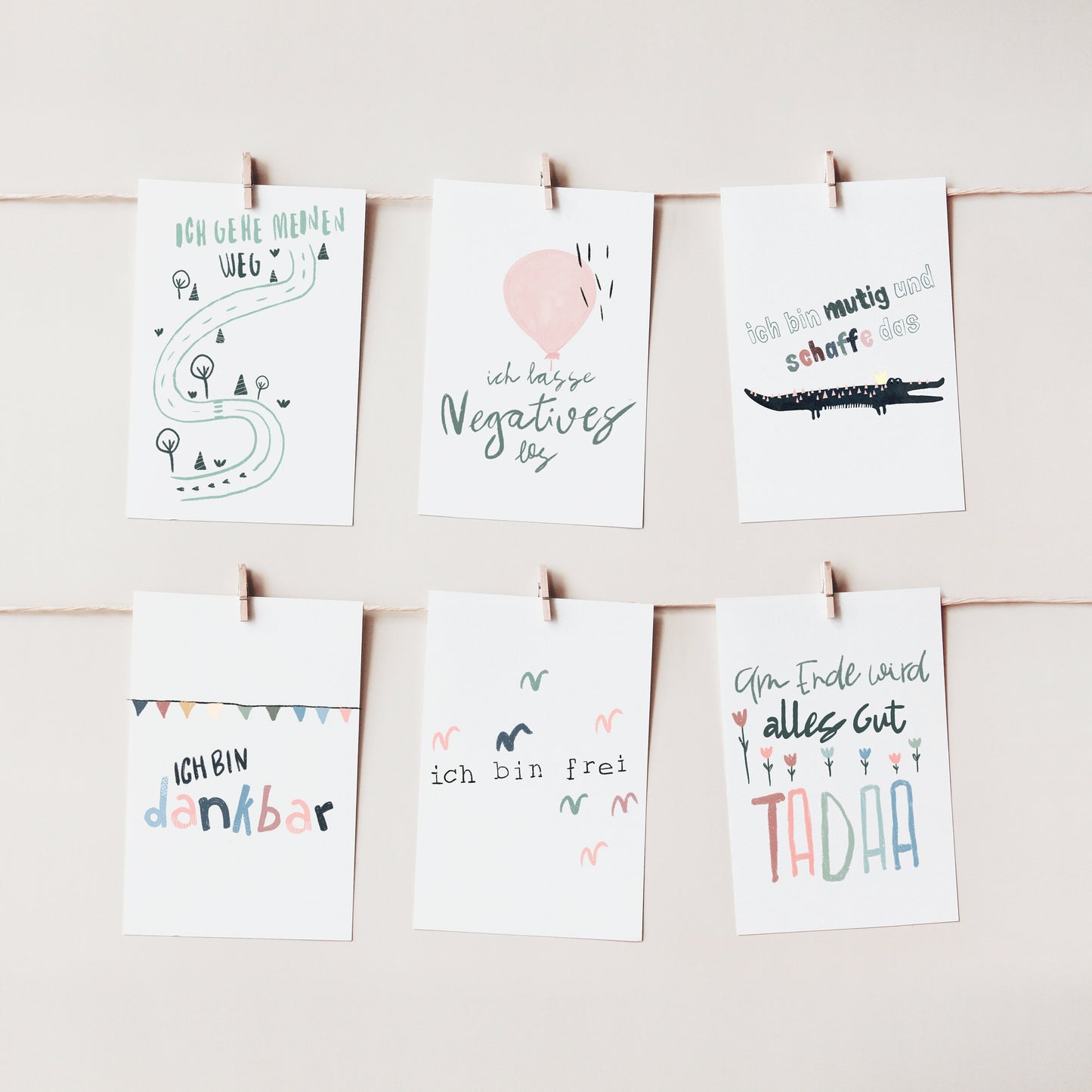 Affirmationskarten Kinder A7