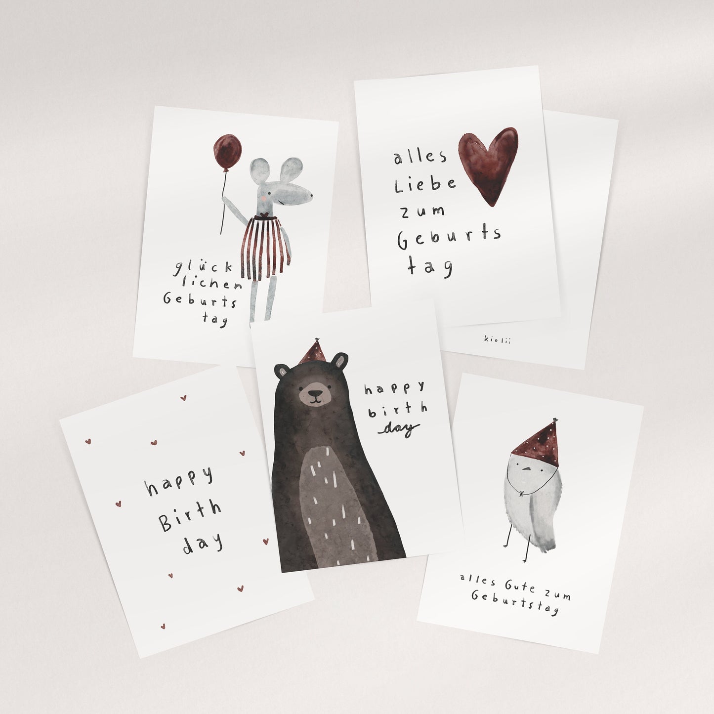 Geburtstagskarte Herz