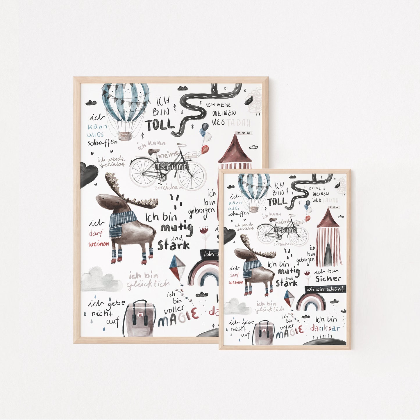 Affirmationsposter Skandi A2, A3, A4