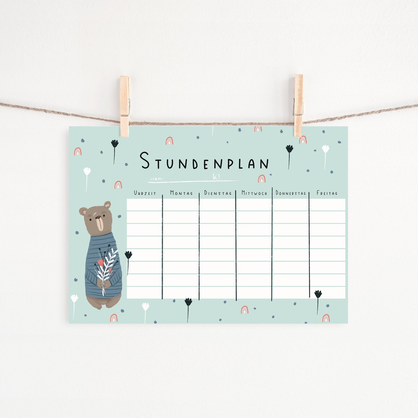 Stundenplan Igel