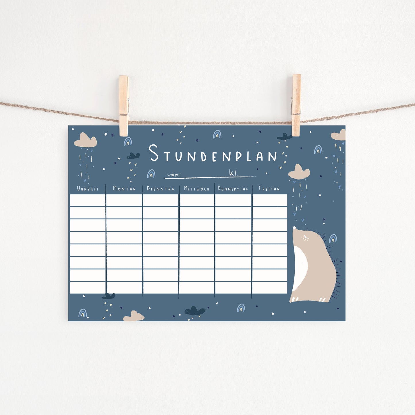 Stundenplan Zebra A4