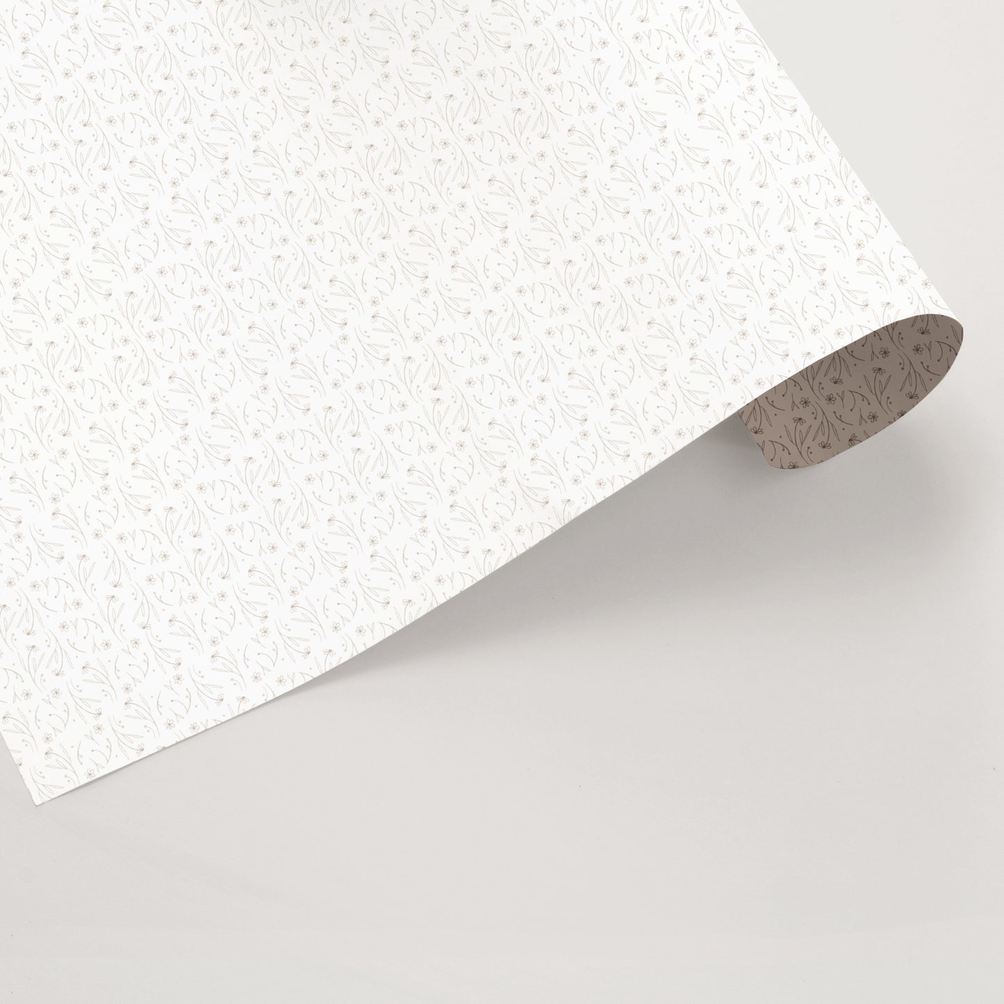 Geschenkpapier Rose | gefaltet