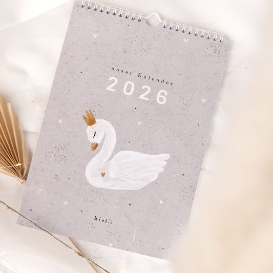 Familienkalender 2026 A3 | 5 Spalten