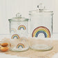 Aufkleber, Sticker Regenbogen | für Glas, Holz, Metall, Keramik uvm.