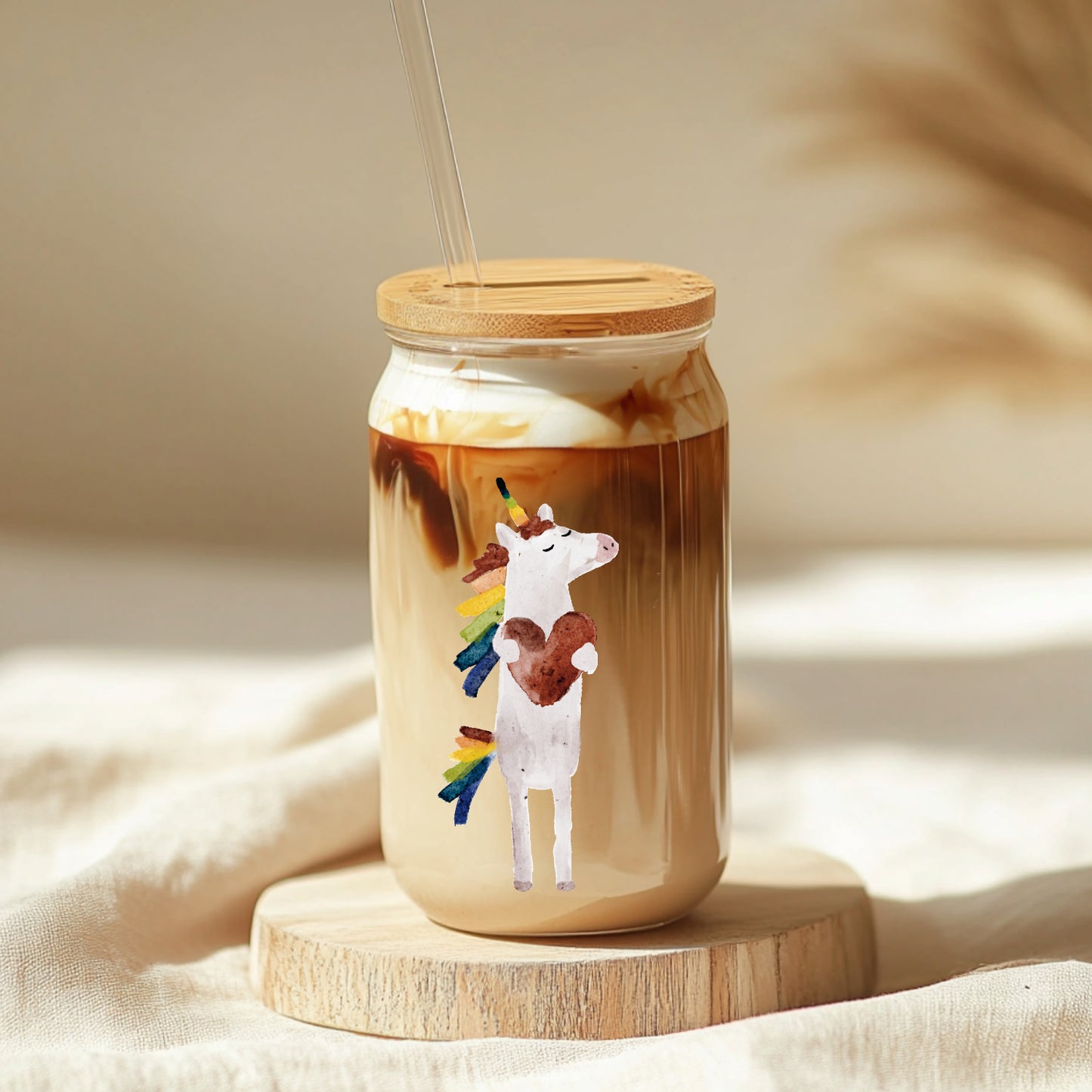 Aufkleber, Sticker Einhorn | für Glas, Holz, Metall, Keramik uvm.