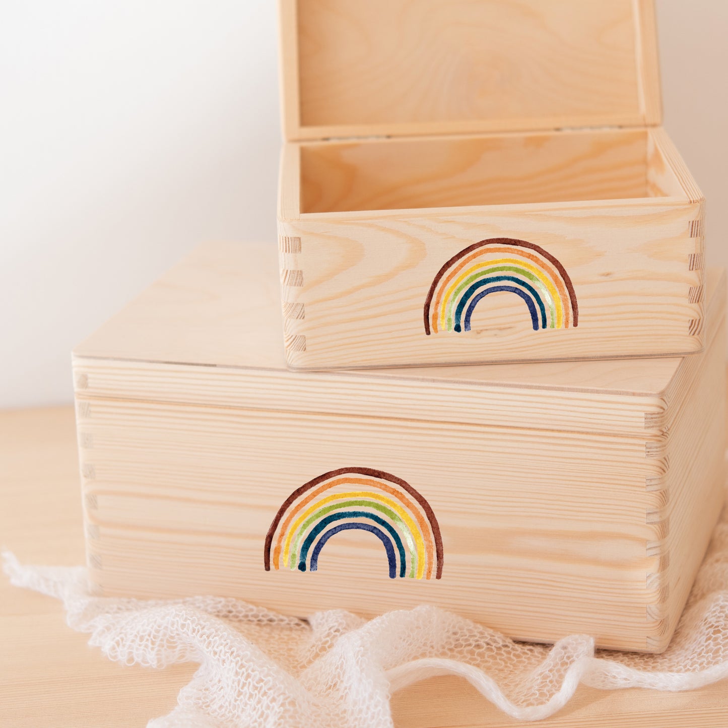 Aufkleber, Sticker Regenbogen | für Glas, Holz, Metall, Keramik uvm.