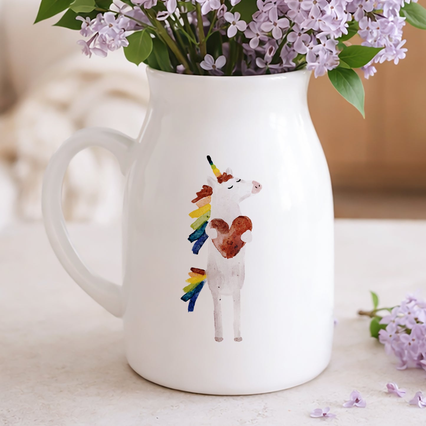 Aufkleber, Sticker Einhorn | für Glas, Holz, Metall, Keramik uvm.
