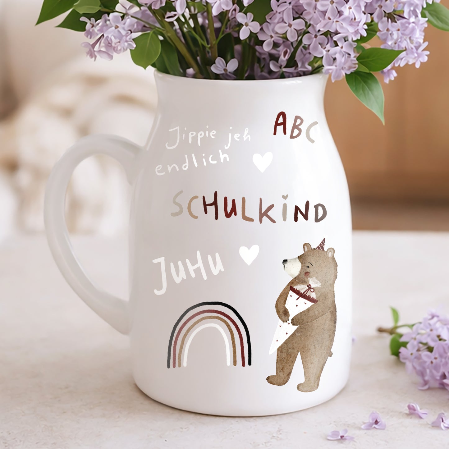 Aufkleber Set Schulanfang | Rub On Sticker für Glas, Holz, Keramik uvm.