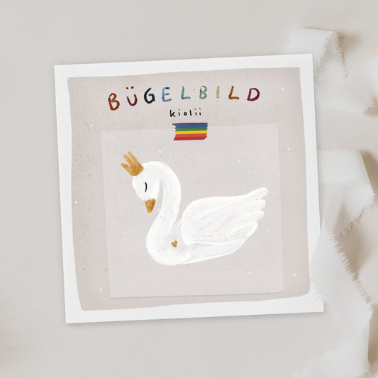 Bügelbild Schwan | Bügelbilder Kinder