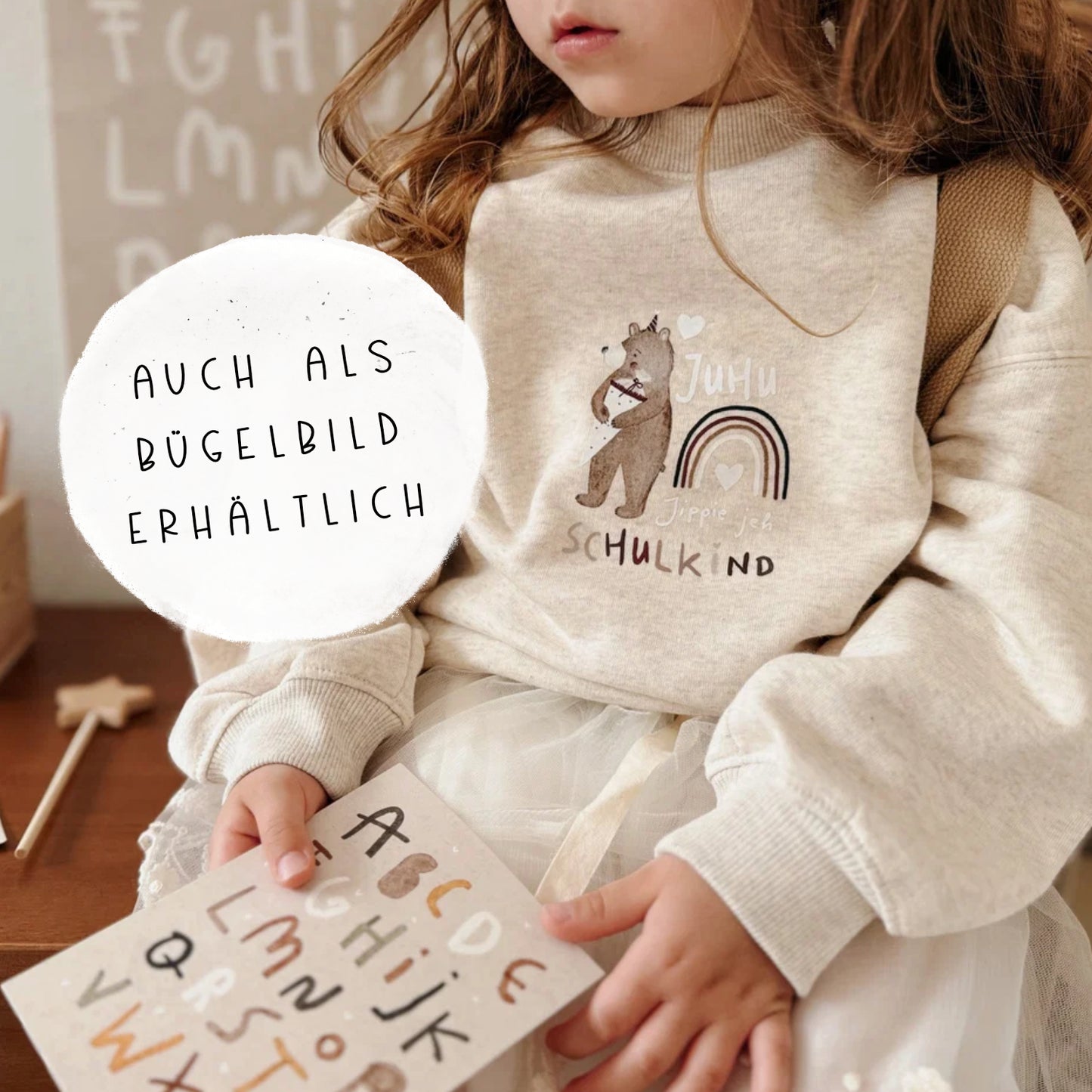 Aufkleber Set Schulanfang | Rub On Sticker für Glas, Holz, Keramik uvm.