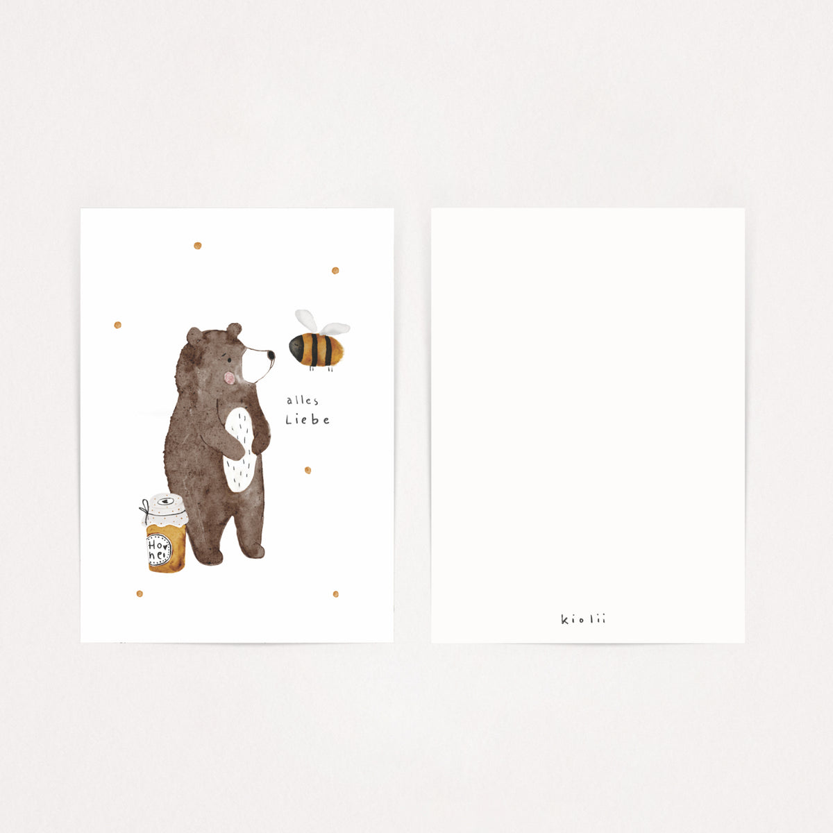 Postkarte alles Liebe