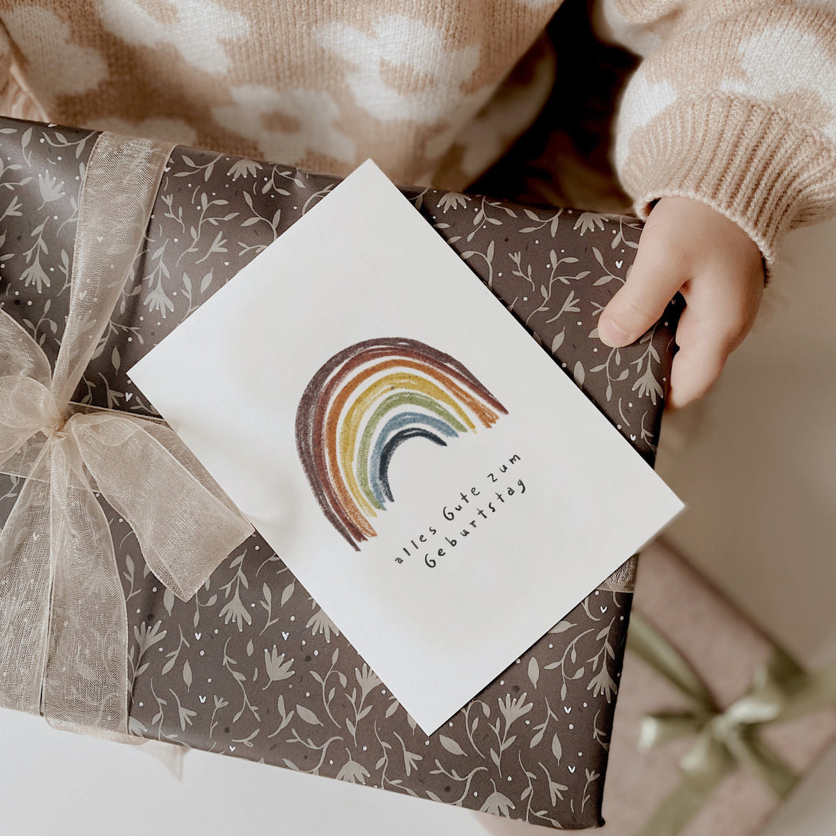 Geburtstagskarte Regenbogen