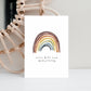 Geburtstagskarte Regenbogen