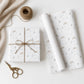 Geschenkpapier "Hurra, endlich da" | gefaltet