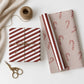 Geschenkpapier Zuckerstange | gefaltet