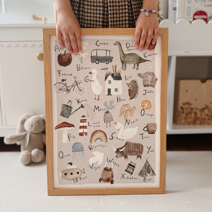 ABC Poster Alphabet | Schulanfang, Einschulung