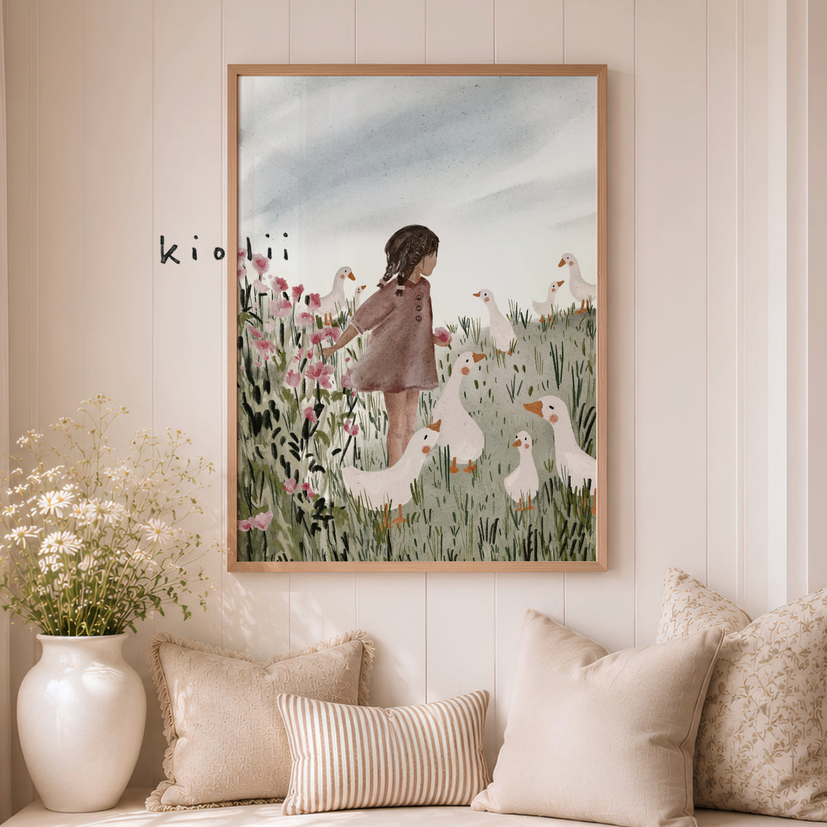 Poster Gänsemädchen Hiltrud