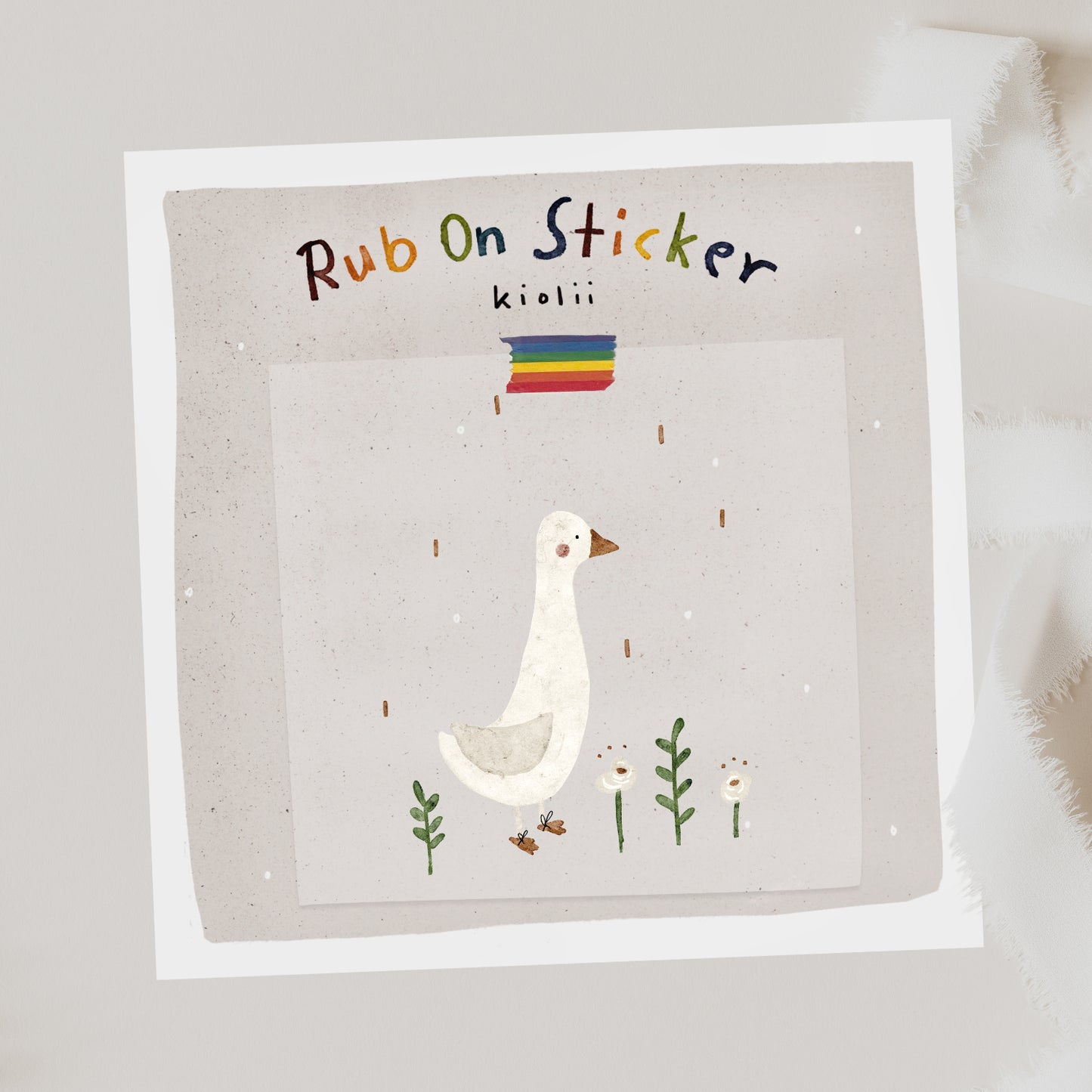 Aufkleber, Sticker Gans | für Glas, Holz, Metall, Keramik uvm.