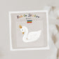 Aufkleber, Rub On Sticker Schwan | für Glas, Holz, Metall, Keramik, Porzellan, Stein