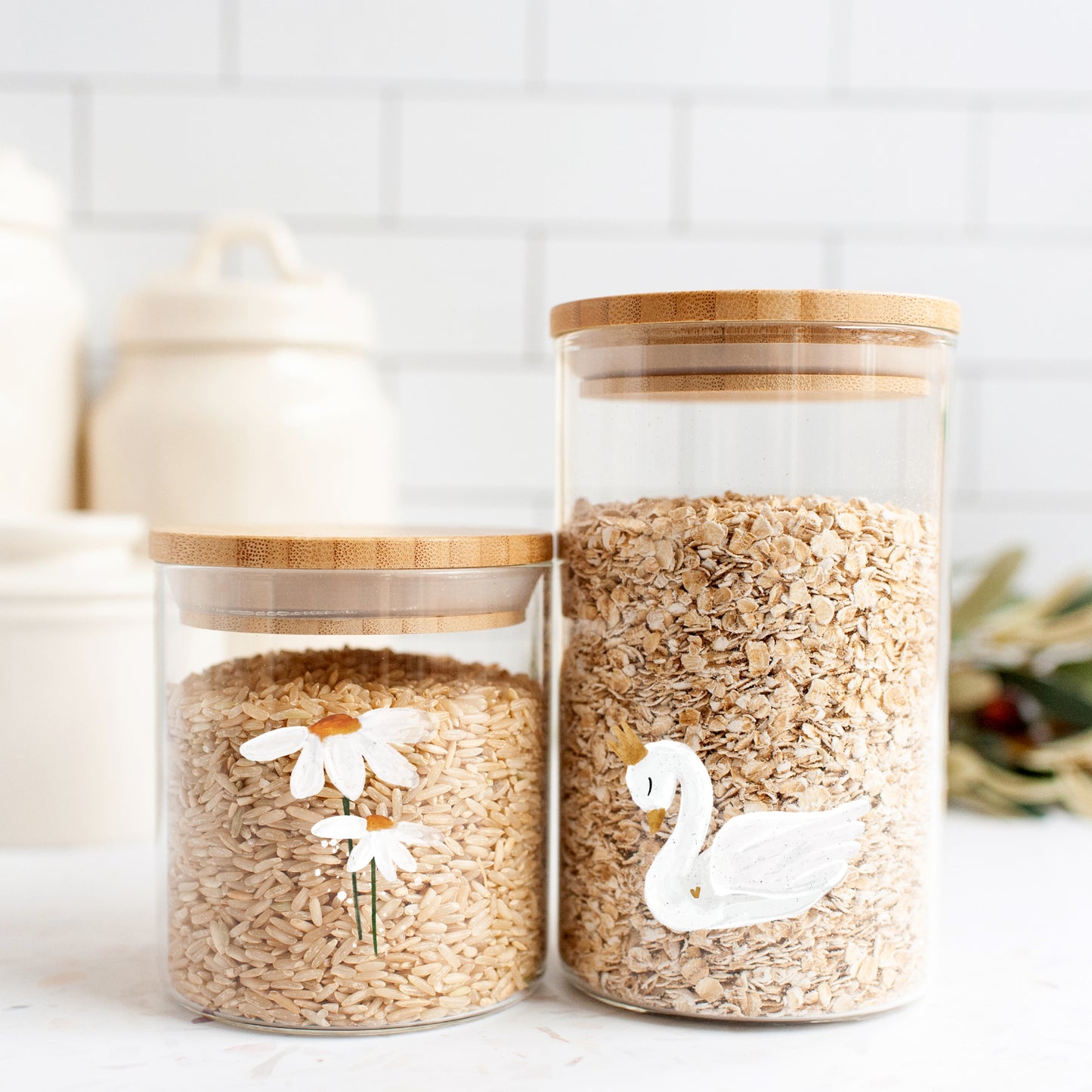 Aufkleber, Rub On Sticker Schwan | für Glas, Holz, Metall, Keramik, Porzellan, Stein