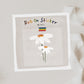 Aufkleber, Rub On Sticker Gänseblümchen | für Glas, Holz, Metall, Keramik, Porzellan, Stein