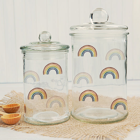 Aufkleber, Rub On Sticker Set Regenbogen | für Glas, Holz, Metall, Keramik, Porzellan, Stein
