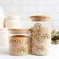 Aufkleber, Rub On Sticker Set Regenbogen | für Glas, Holz, Metall, Keramik, Porzellan, Stein