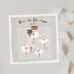 Aufkleber, Rub On Sticker Blumentali | für Glas, Holz, Metall, Keramik, Porzellan, Stein
