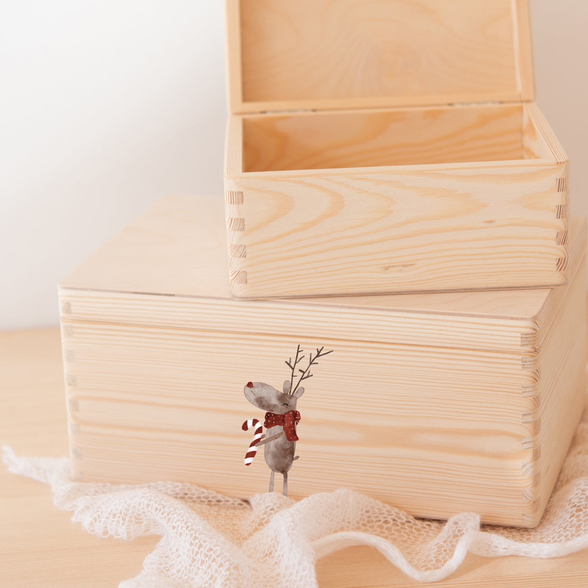 Aufkleber Weihnachten Elch | für Glas, Holz, Keramik