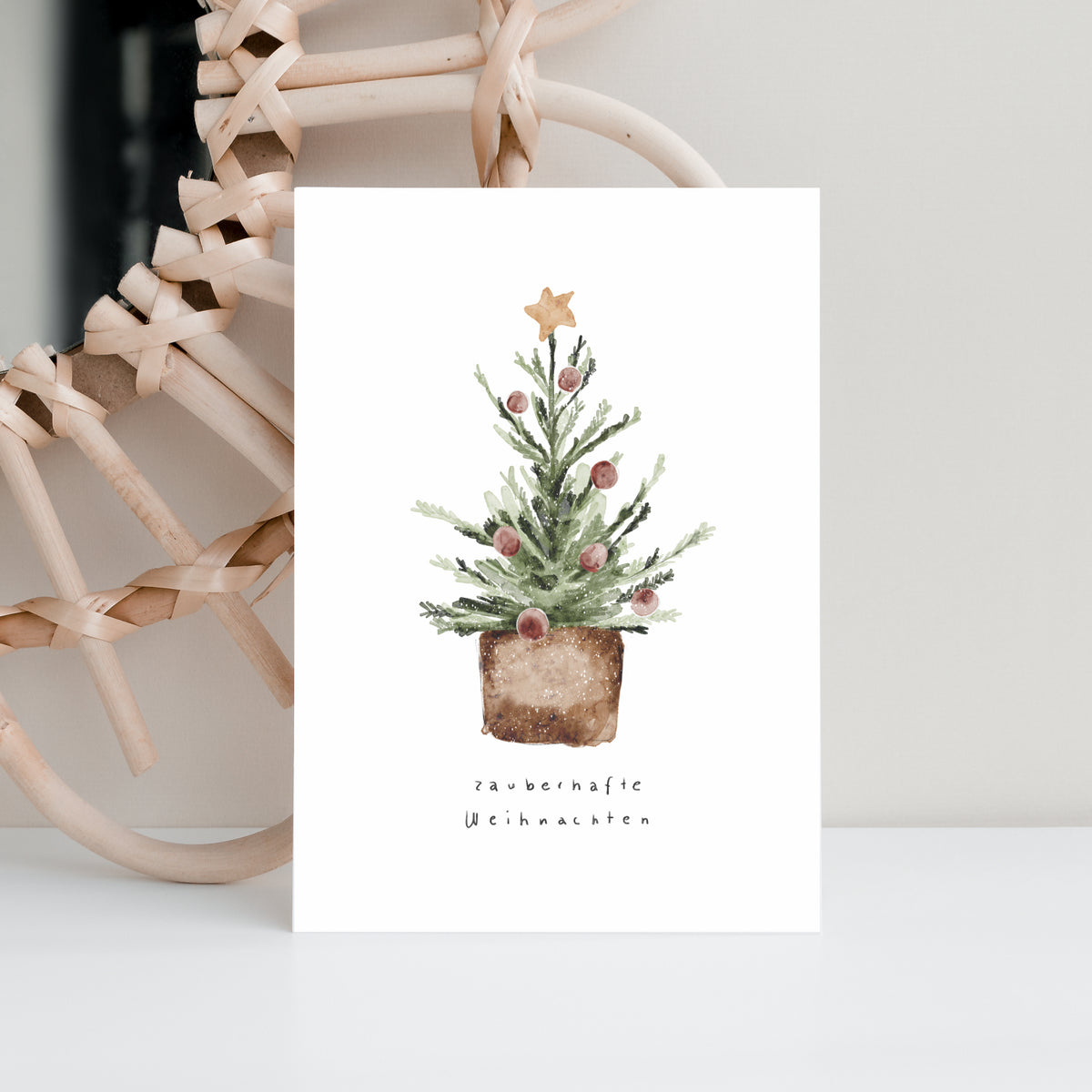 Weihnachtskarte Tannenbaum