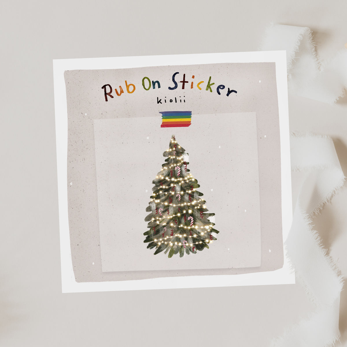 Aufkleber, Sticker Tannenbaum | für Glas, Holz, Keramik uvm.