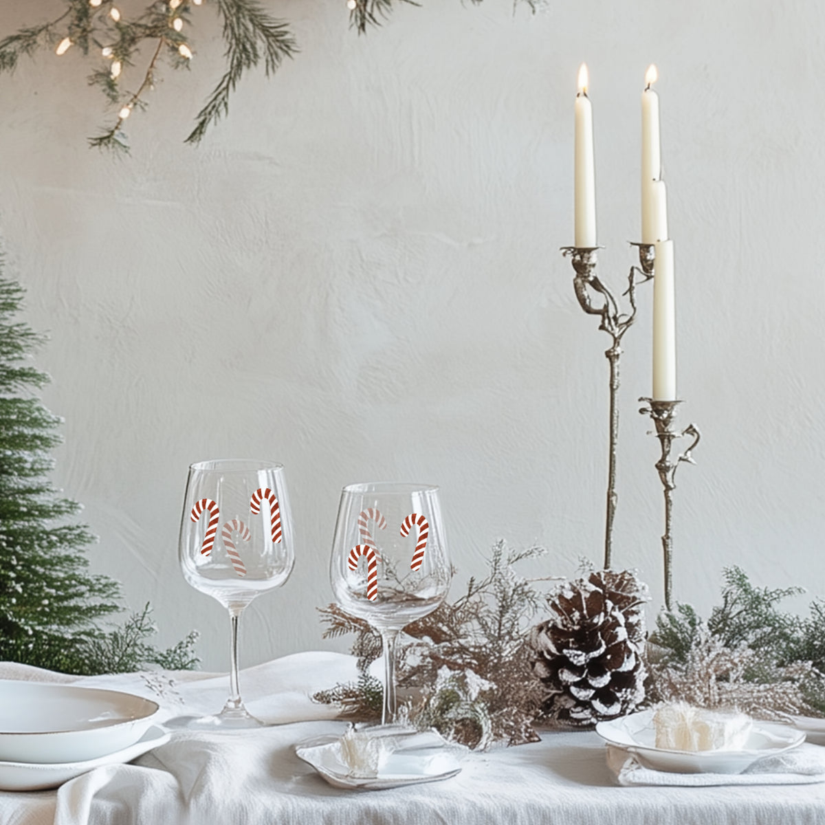 Aufkleber Set Weihnachten | für Glas, Holz, Metall, Keramik uvm.