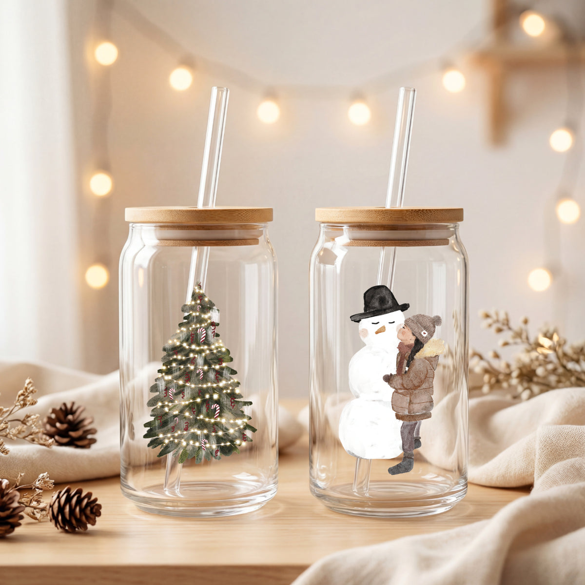 Aufkleber, Sticker Tannenbaum | für Glas, Holz, Keramik uvm.