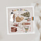 Aufkleber Set Weihnachten | für Glas, Holz, Metall, Keramik uvm.