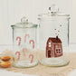 Weihnachten Aufkleber Haus | für Glas, Holz, Keramik