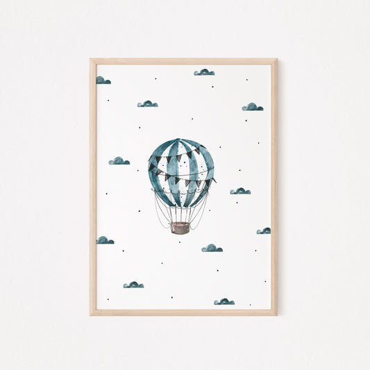 Poster Heißluftballon A3 & A4