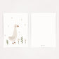 Postkarte Gans
